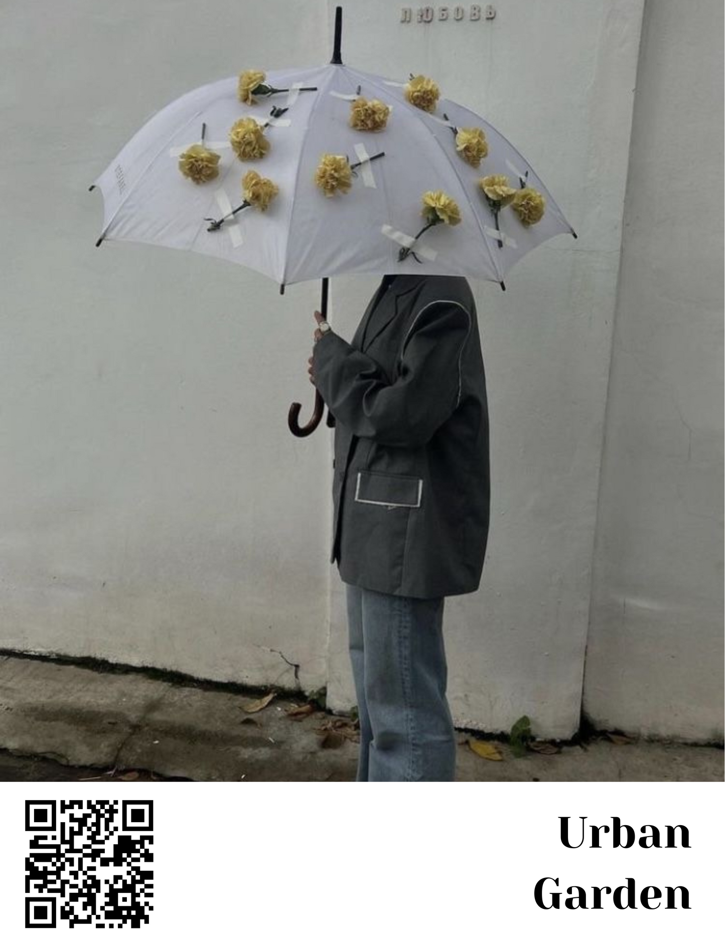 Card "Flowers rain"