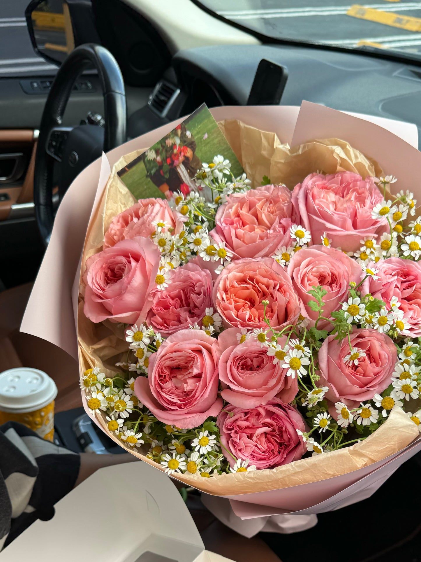 garden roses & chamomiles