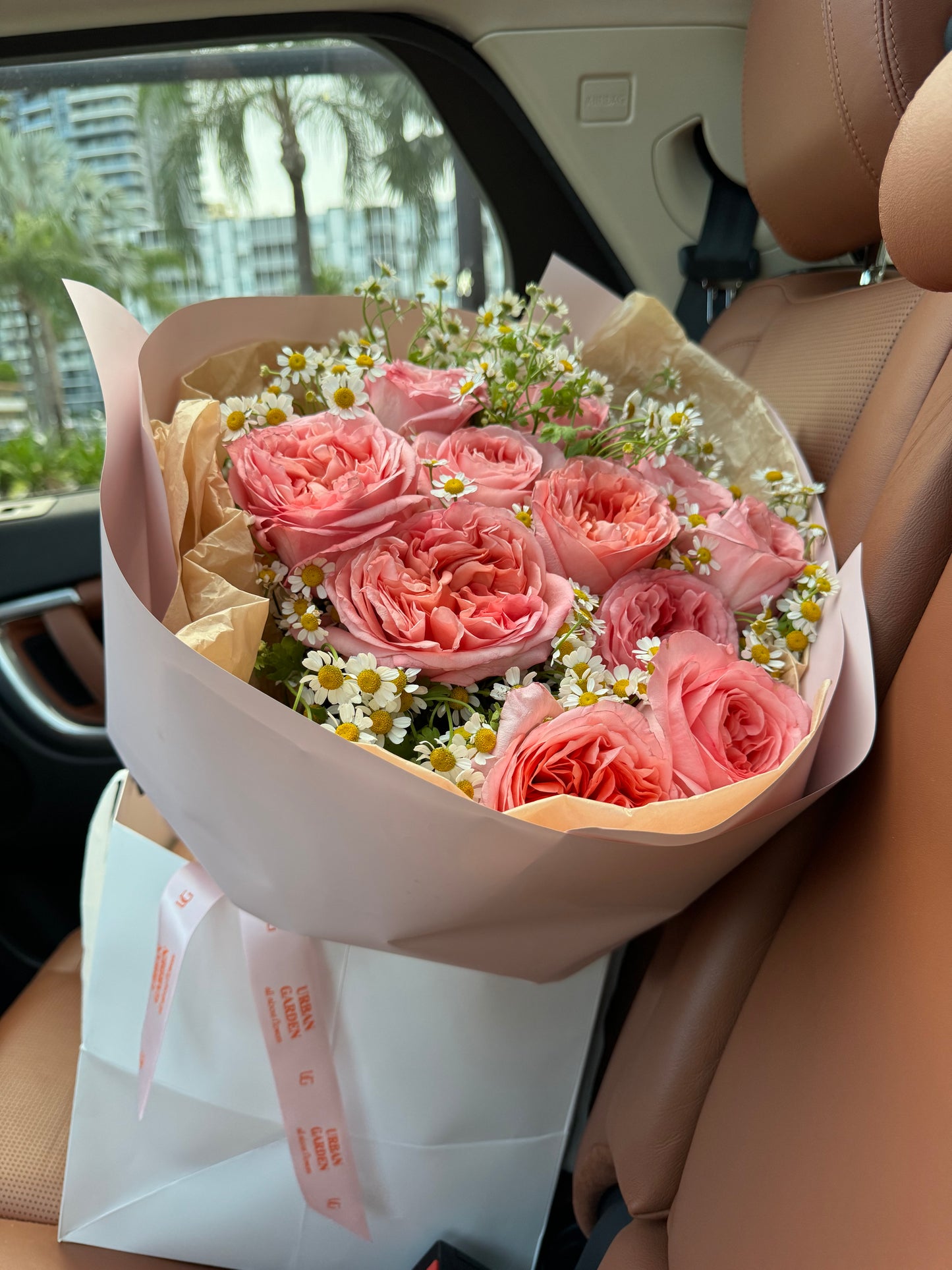 garden roses & chamomiles