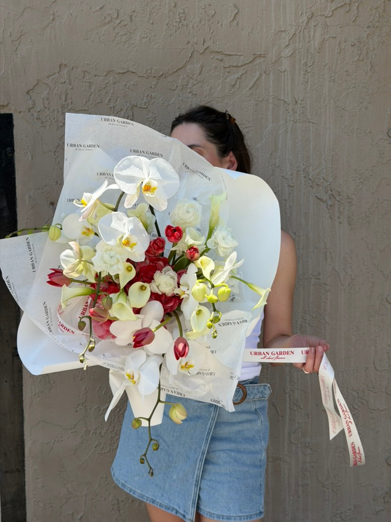 White Orchid Elegance Bouquet