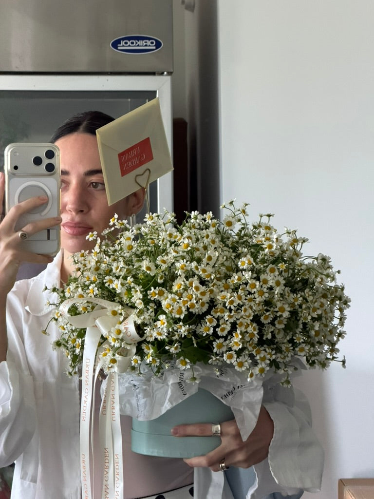 Wild Chamomile Hat Box
