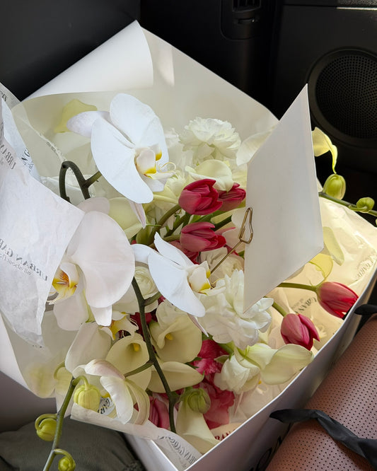 White Orchid Elegance Bouquet